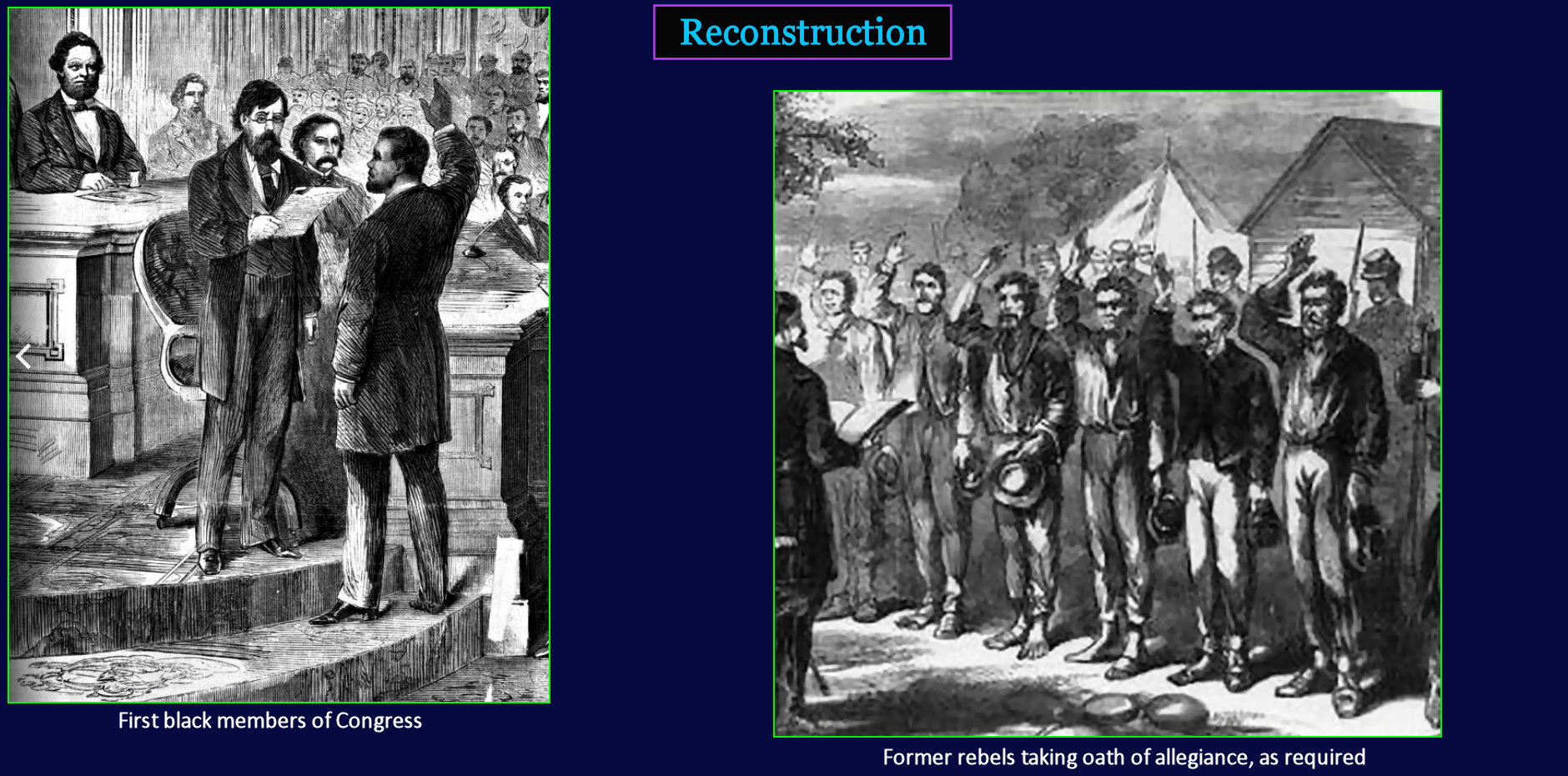Reconstruction, 1865-1877